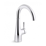 Kohler K-20147T-4-CP RUBICON 下抽拉式廚房龍頭 (拋光鍍鉻)